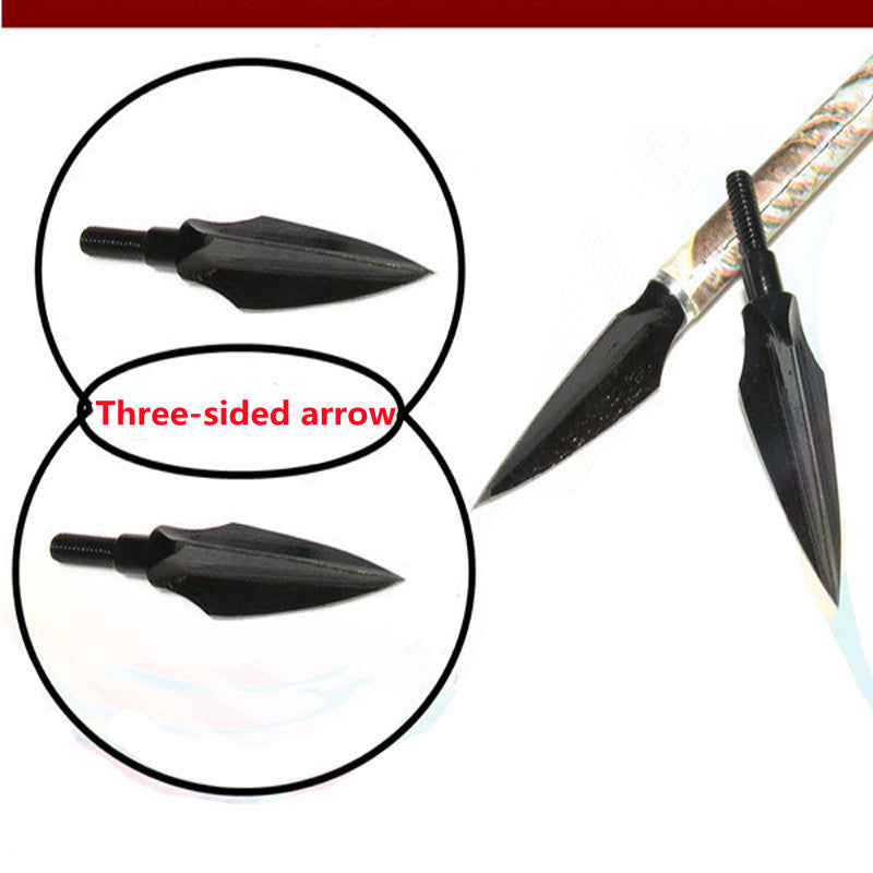 Misty Rose High Quality Black Triangle Arrow Tip INDIAN SLINGSHOT