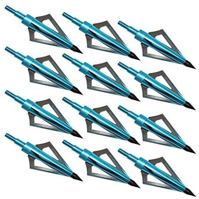 White Smoke F-15 Three Fixed Blades 100 Grain Broadheads MARKSMAN