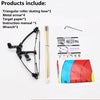 White Smoke New Mini Bow Slingshot Stainless Steel Bow Short Axis Triangle Bow Archery Powerful Creative Outdoor Sports Archery Toy for Kids INDIAN SLINGSHOT