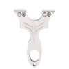 Light Gray Flying Sword Double Screw 304 High Quality Stainless Steel Outdoor Target Shooting Slingshot INDIAN SLINGSHOT