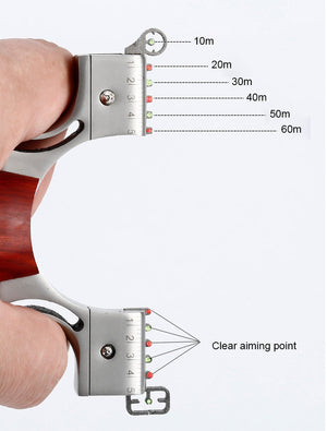 Lavender Stainless steel slingshot high-precision outdoor quick-pressing high-power flat leather slingshots PIAOYU