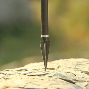 Dim Gray High Grade Carbon 125 Grain Arrow Tip INDIAN SLINGSHOT