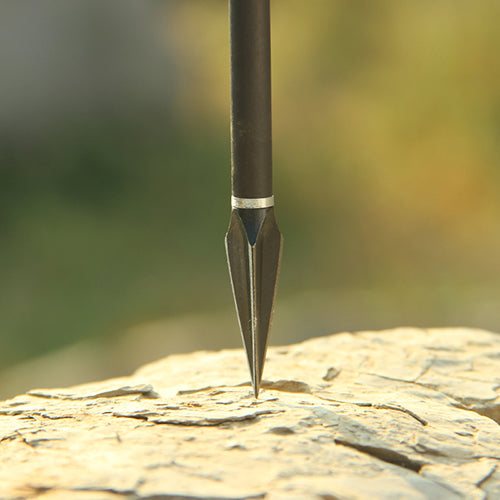 Dim Gray High Grade Carbon 125 Grain Arrow Tip INDIAN SLINGSHOT