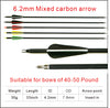 Light Gray Carbon Fiber Fishing Shooting arrows Target Shooting Arrows INDIAN SLINGSHOT