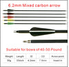 Light Gray Carbon Fiber Fishing Shooting arrows Target Shooting Arrows INDIAN SLINGSHOT