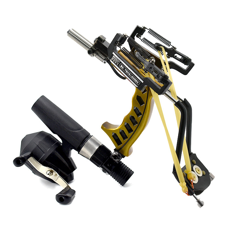 Pale Goldenrod Professional Instructor Slingbow with Wrist and Infrared Sight Adult Fishing Slingshot Set INDIAN SLINGSHOT