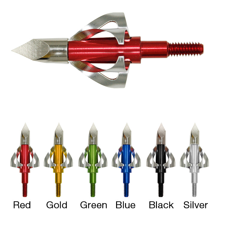 Dark Gray Fishing Arrow Broadhead 100/ 125/ 200 Grains HOOYI