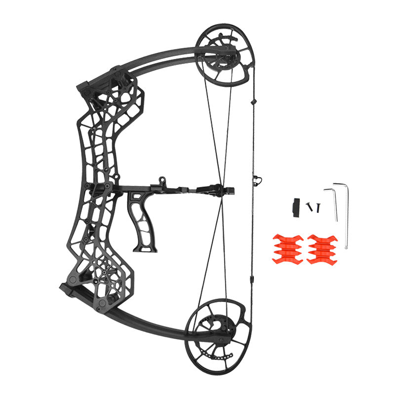 Dark Slate Gray M109F new archery Steel Ball Fishing With Arrow. M109F Fishing Competition Compound Bow Set For Shooting. JUNXING