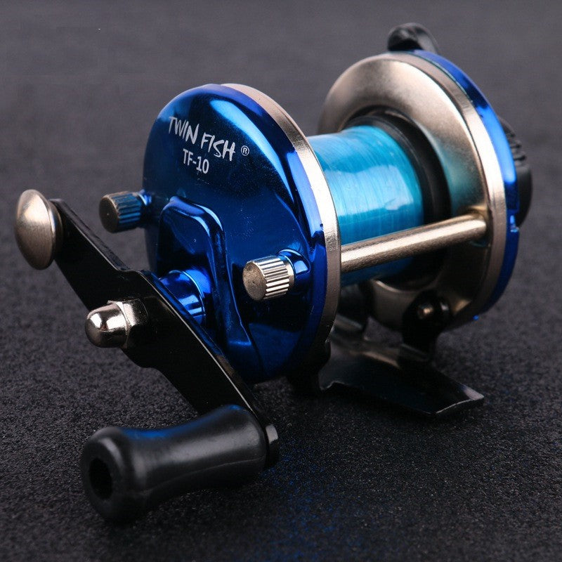 Dark Slate Gray Twin Fish TF10 Ice Winter Croaker Wheel Fishing Reel TWIN FISH