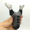 Dark Slate Gray New Stainless Steel Slingshot Spring Fast Pressure Free Optical Fiber Aiming Slingshot INDIAN SLINGSHOT