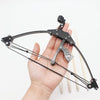 White Smoke New Mini Bow Slingshot Stainless Steel Bow Short Axis Triangle Bow Archery Powerful Creative Outdoor Sports Archery Toy for Kids INDIAN SLINGSHOT