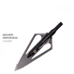 Dark Slate Gray F-04 Arrow Tip 100 Grain Broadheads INDIAN SLINGSHOT