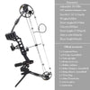 Antique White Junxing M120 Dream Compound Bow Right Hand Outdoor Bows Arrows Archery Powerful Shooting | Weight 20-70 lbs | 320fps INDIAN SLINGSHOT