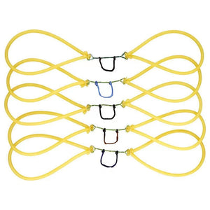 Beige High Elastic Rebound Fast Fish and Archery Rubber Band Slingshot Accessories INDIAN SLINGSHOT