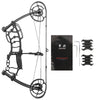 Dark Slate Gray M109K Dual-Purpose Composite Bow Archery And Fishing Bow Short-Axis Pulley Compound Bow JUNXING