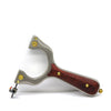 Rosy Brown Stainless Steel One Fast Pressing Solid Wood Patch Outdoor Catapult Precision Slingshot INDIAN SLINGSHOT