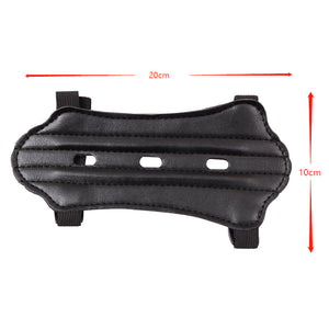 Dark Slate Gray Children's Model With Holes Thick Breathable Outdoor Recurve Bow  Archery Elastic Adjustable Arm Guard INDIAN SLINGSHOT