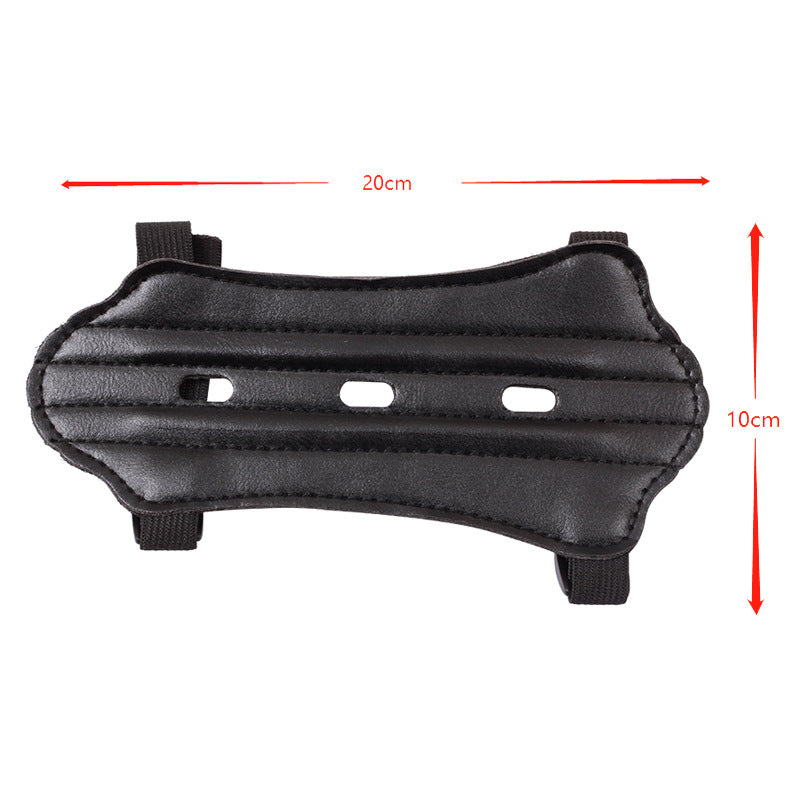 Dark Slate Gray Children's Model With Holes Thick Breathable Outdoor Recurve Bow  Archery Elastic Adjustable Arm Guard INDIAN SLINGSHOT