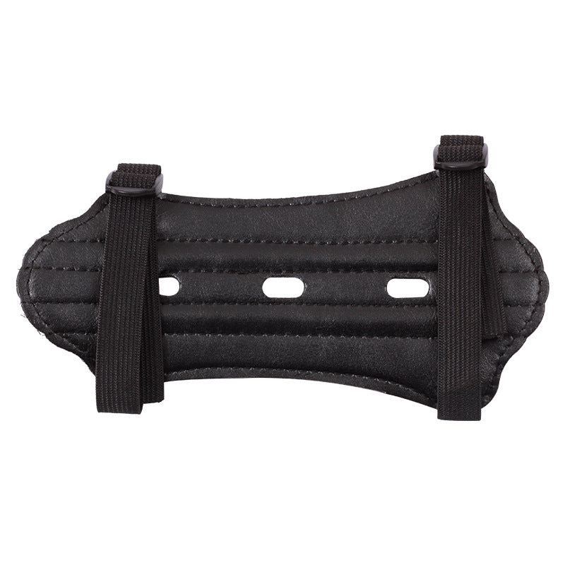 Dark Slate Gray Children's Model With Holes Thick Breathable Outdoor Recurve Bow  Archery Elastic Adjustable Arm Guard INDIAN SLINGSHOT