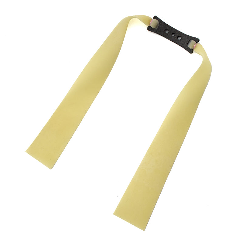 Tan Large Bow Head 0.80mm/1.0mm 3.7cm Wide Flat Rubber Band for Long Rod Slingshot Catapult INDIAN SLINGSHOT