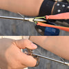 Light Gray New Resin Fishing Slingshot Fast Pressing High Accuracy Laser Slingshot INDIAN SLINGSHOT