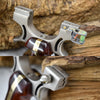 New type aiming wood and stainless steel slingshot outdoor shooting slingshot with rubber band - INDIAN SLINGSHOT