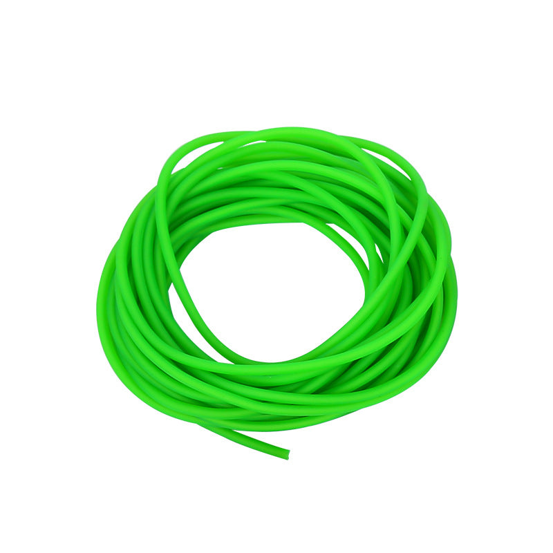 Lime Green 1 Meter Slingshot Rubber Tube Band | Diameters of 1632 / 2040 / 1842 / 1745 / 2050 / 3060 / 6090 / 2055/ 1636 Latex Tube Round Rubber Band Slingshot Accessories INDIAN SLINGSHOT