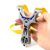 Goldenrod New Alien Blue Eye Stainless Steel Slingshot MARKSMAN