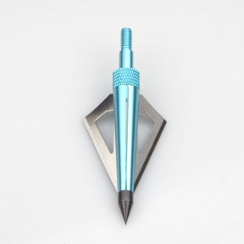 White Smoke F-15 Three Fixed Blades 100 Grain Broadheads MARKSMAN