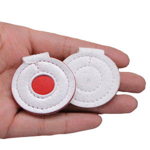 Rosy Brown Slingshot Leather Target from 2cm-7cm With Three-Layer Thickening White Red Bull's-eye INDIAN SLINGSHOT