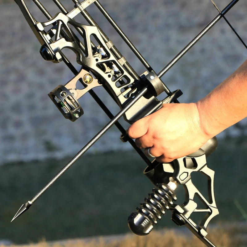 Dim Gray 40-50 LBS Right Handed Recurve Bow Archery MARKSMAN