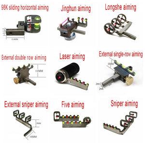 Antique White Slingshot Spare Part Accessories 1 set of Slingshot Sights Horizontal Aiming Sniping Aiming String for Different Slingshots INDIAN SLINGSHOT