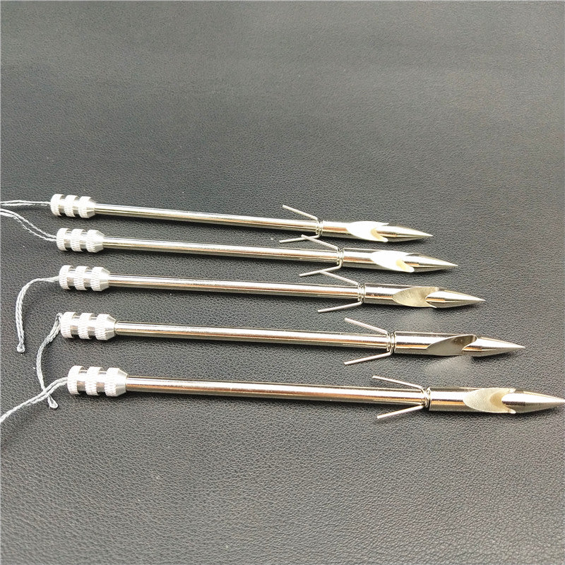 Slate Gray Stainless Steel Fishing Dart for Slingshot Shooting MARKSMAN