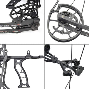 Dark Slate Gray M109F new archery Steel Ball Fishing With Arrow. M109F Fishing Competition Compound Bow Set For Shooting. JUNXING