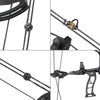 White Smoke M109F new archery Steel Ball Fishing With Arrow. M109F Fishing Competition Compound Bow Set For Shooting. JUNXING