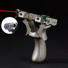 Black Foldable Laser Slingshot High Precision Outdoor Target Shooting Professional Slingshot SLINGSTER