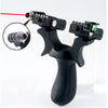 Black Foldable Laser Slingshot High Precision Outdoor Target Shooting Professional Slingshot SLINGSTER