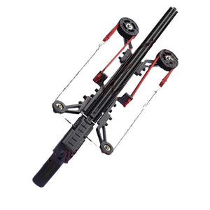 Dark Slate Gray Marksman RS-X7 Slingshot Crossbow - New Version Of Wolf King Powerful Catapult Semi-Automatic Portable Enhanced Traction Outdoor Sports MARKSMAN
