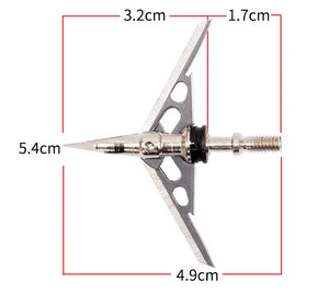 Light Gray M-09 Arrowtip 100 Grain Broadhead INDIAN SLINGSHOT