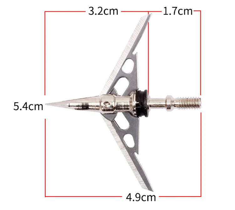 Light Gray M-09 Arrowtip 100 Grain Broadhead INDIAN SLINGSHOT