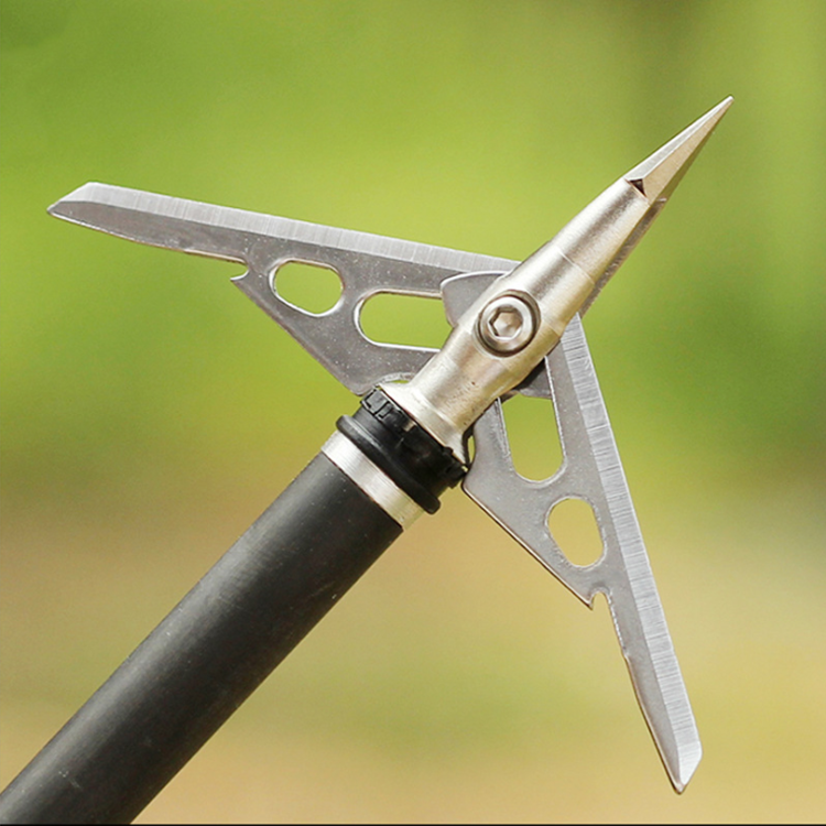 Dark Khaki M-09 Arrowtip 100 Grain Broadhead INDIAN SLINGSHOT
