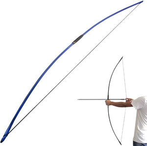 67 Inch Archery Traditional Longbow 25-120Lbs Recurve Bow Hunting English Longbow for Right Hand Left Hand Adult Outdoor Sports