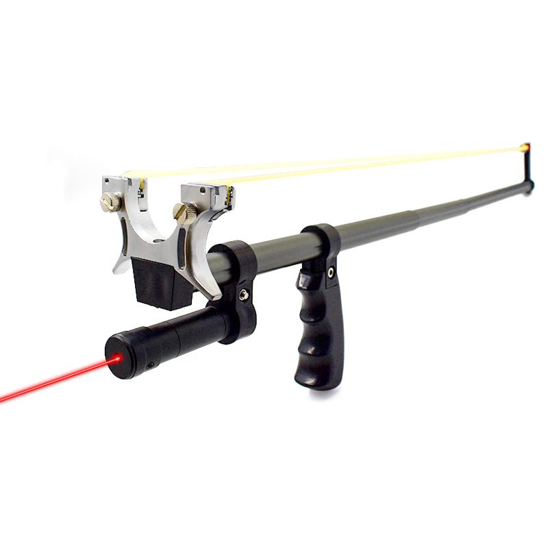 FS1 Retractable Long Rod Fish Target Shooting Slingshot Powerful