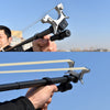 Dark Khaki Amazon Top Seller Slingshot Retractable Long Rod Fish Shooting Slingshot Powerful Professional Slingshot