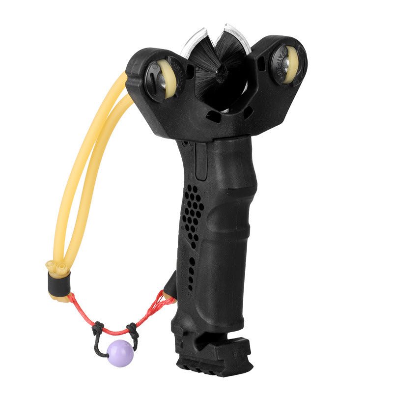 Dark Slate Gray Archery Slingshot Outdoor Competitive Archery Competition Free Tied Ball Slingshot High Precision Ejection