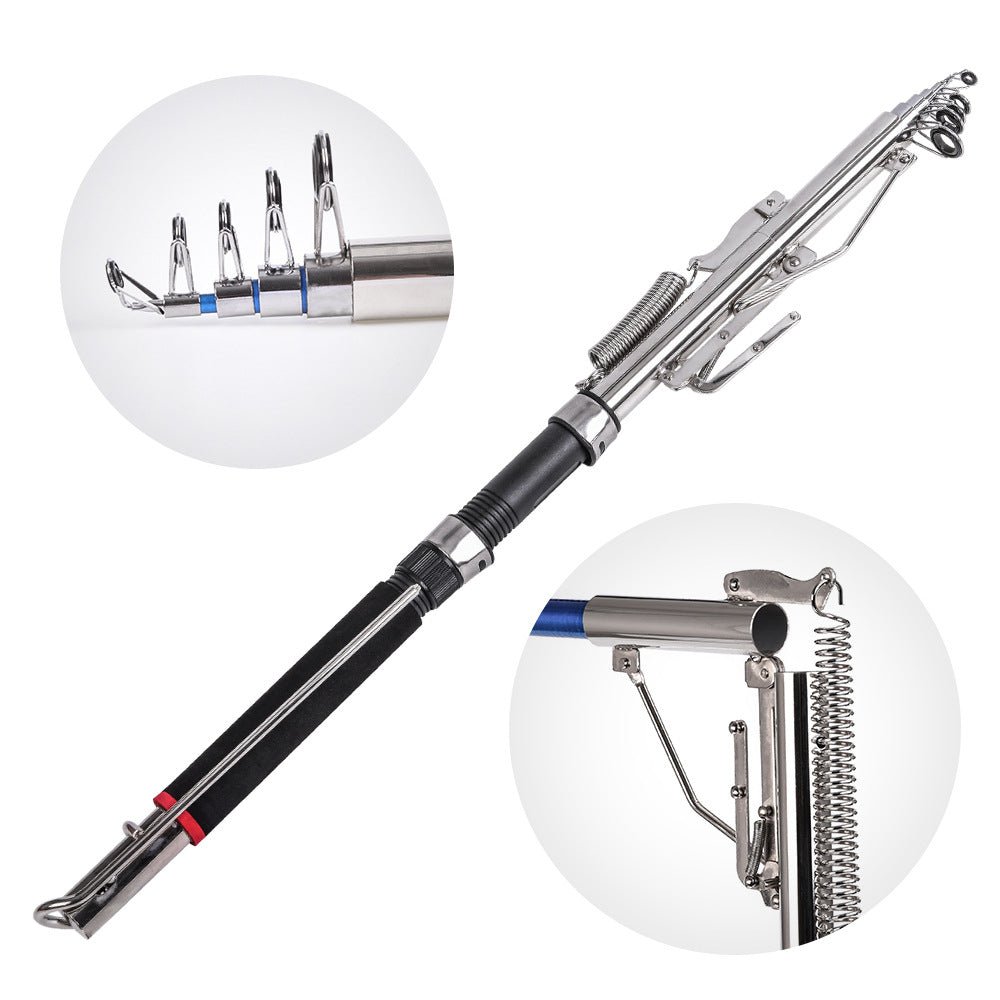 2.7M Telescopic Self-lifting Fishing Rod – INDIAN SLINGSHOT