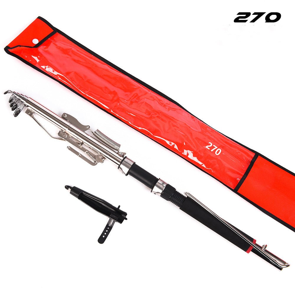 2.7M Telescopic Self-lifting Fishing Rod – INDIAN SLINGSHOT