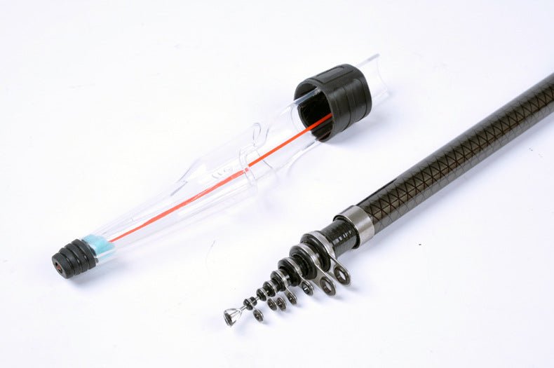 White Smoke Black Net Pattern Lake Fishing Rod Rock Fishing Rod Fishing Reel Rod