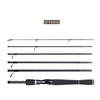 Dark Slate Gray Carbon Fishing Rod Straight Handle Bass Sea Fishing Rod