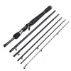 Dark Slate Gray Carbon Fishing Rod Straight Handle Bass Sea Fishing Rod